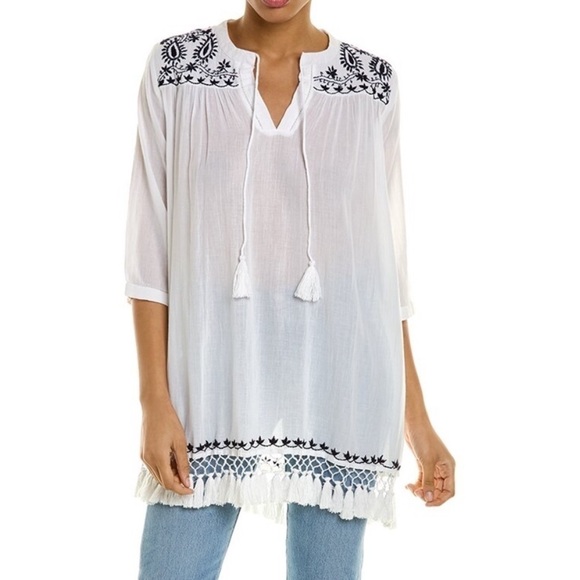 NWT Roller Rabbit Size Small Lucknow Serafina Tunic - Picture 1 of 7